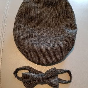 HAT & BOWTIE SET INFANT/BABY BOY 0-1y